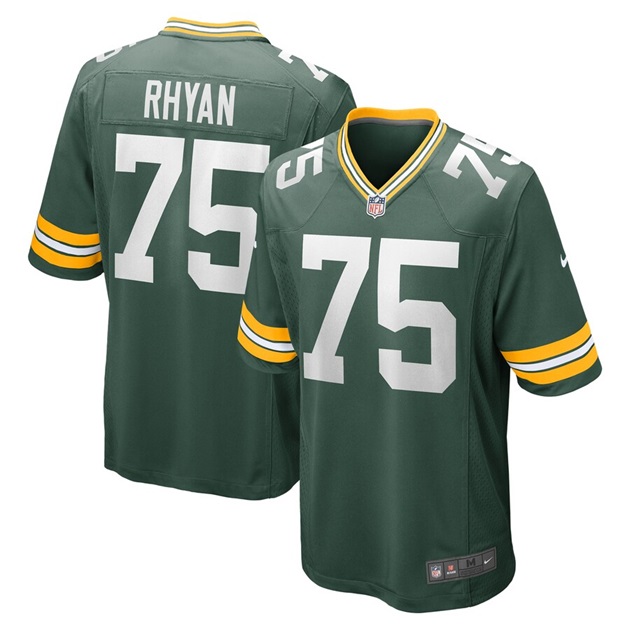 mens nike sean rhyan green green bay packers game player jersey